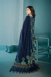 2-Pc Digital Printed Viscose Long Shirt with Straight Trouser CPM22-123